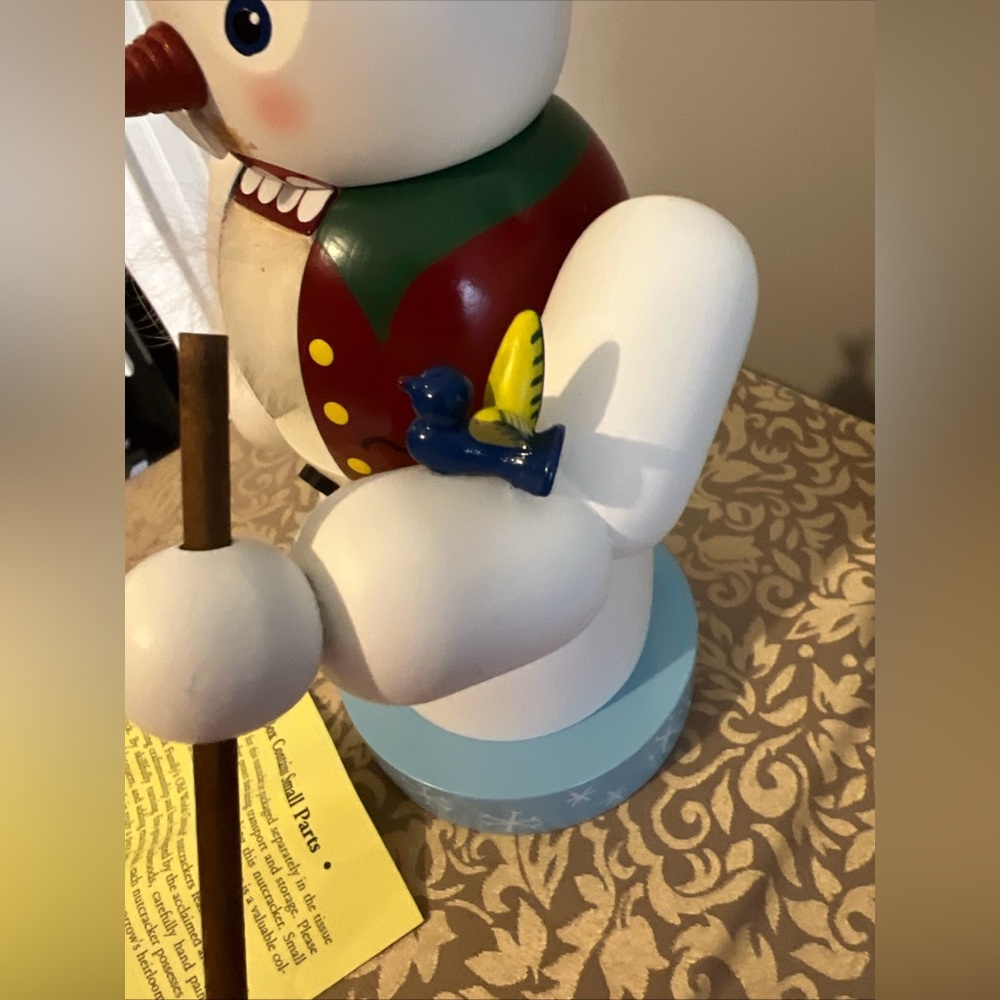 Old World Christmas Collectors Club EM Merck Signed 7295 Snowman 11” - Picture 3 of 16